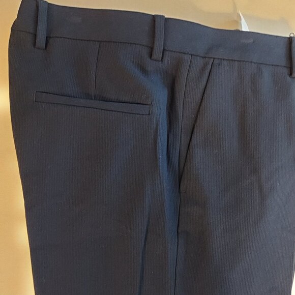 Zara Navy Blue NWT Men’s Size 34 Textured Suit Pants - Picture 5 of 15